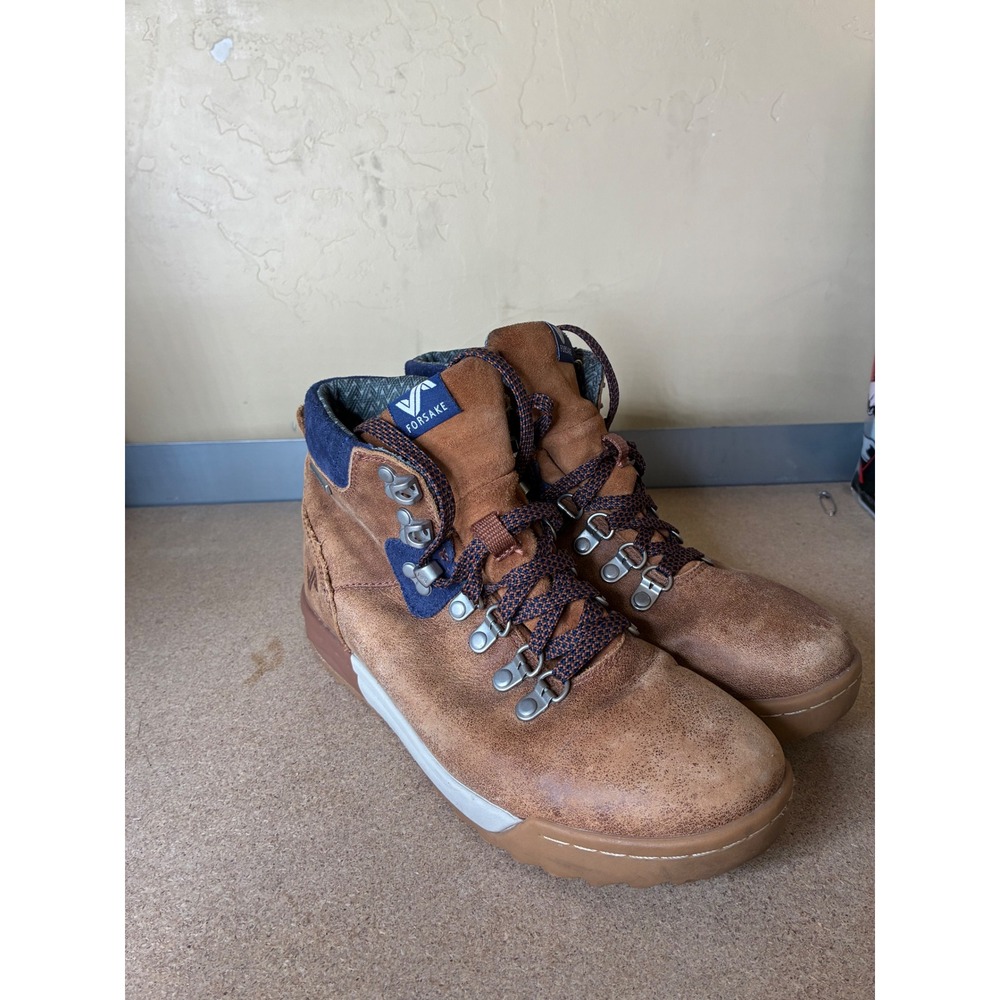 Forsake Patch Womens Brown Navy Waterproof Hiking Boots WFW16P7 US 7